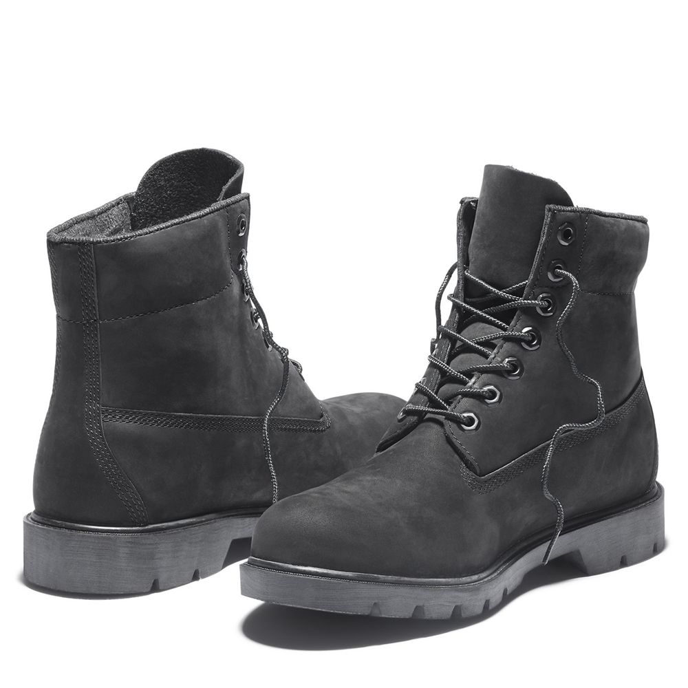 Botas de Nieve Timberland Argentina Hombre - 6-Inch Basic Waterproof - Negras - DTESCU-745